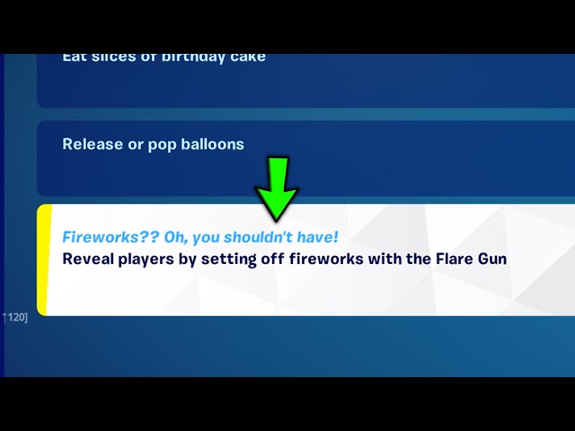 Master the Skill: Reveal Players by Setting off Fireworks
