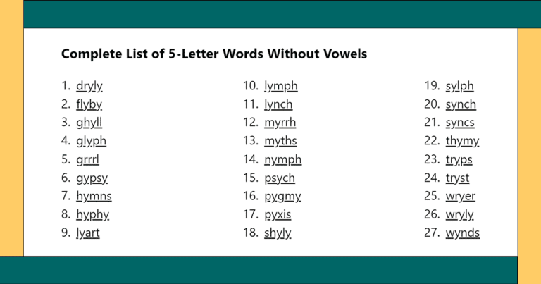 Unlock Word Puzzles: 5 Letter Word With I As Only Vowel Explained Simply