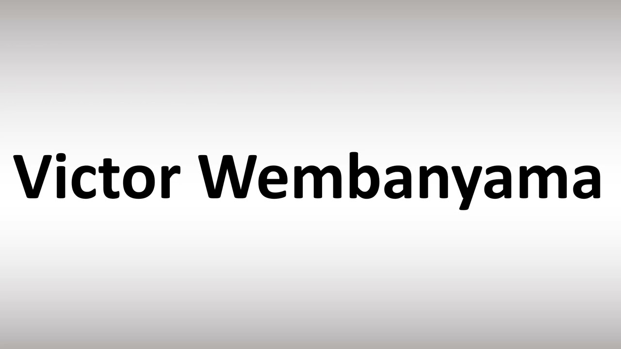 Wembanyama Pronunciation: How to Nail It Every Time