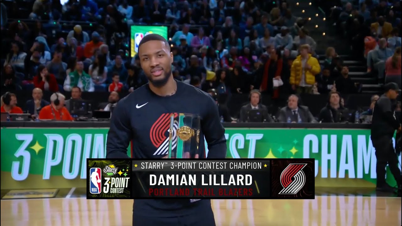 Damian Lillard 3 Point Contest Champ! Check Out the Highlights & Winning Strategy!