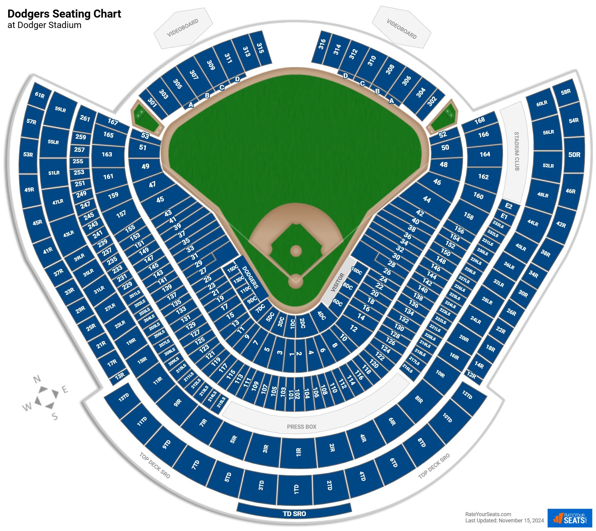 LA Dodger Seating Chart: Where to Sit? Best Seats at Dodger Stadium!