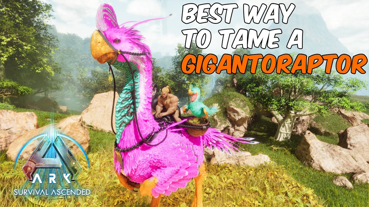 Ark Survival Ascended Gigantoraptor: How to Tame and Ride This New Dino! (Tips and Tricks Inside)