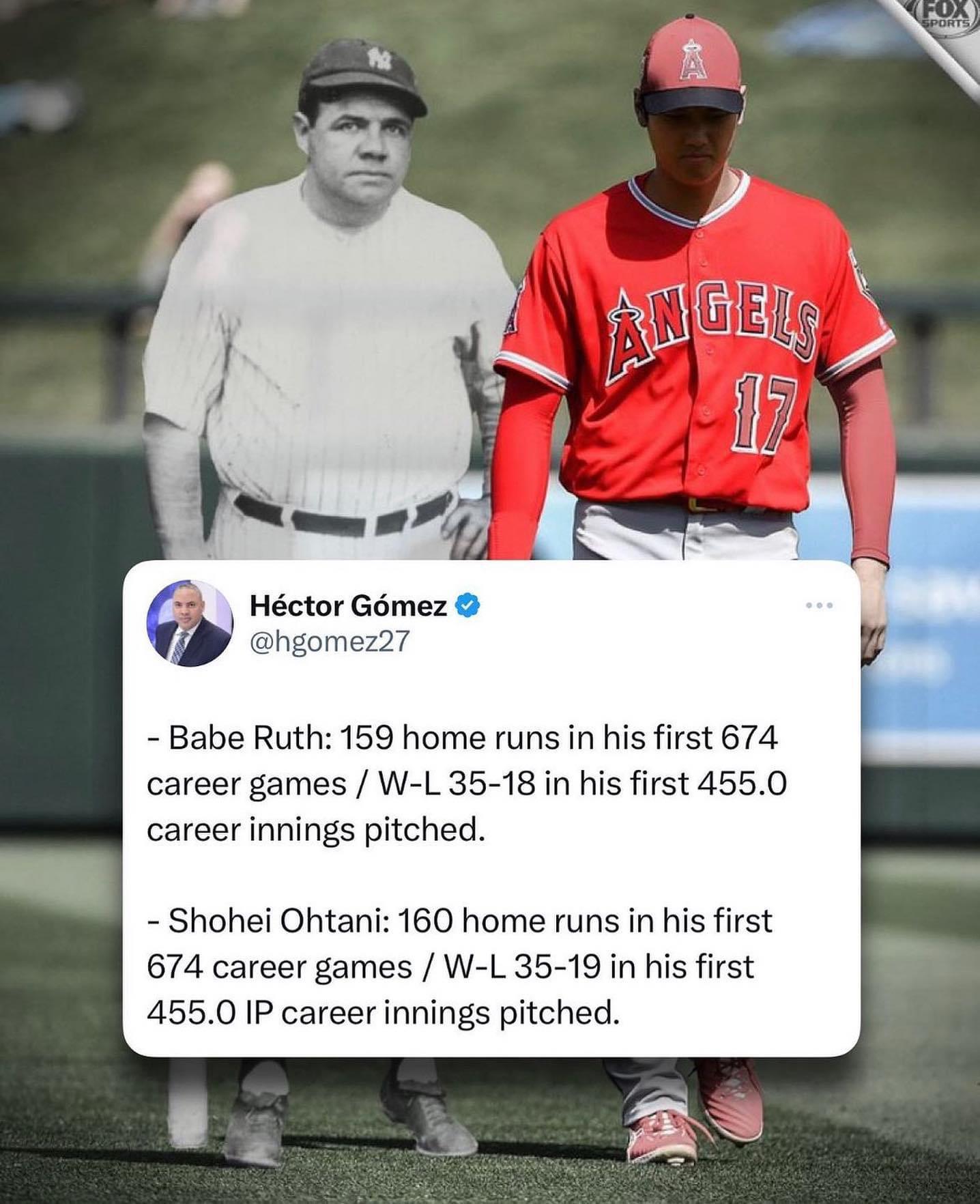 Is Shohei Ohtani Better Than Babe Ruth? We Break Down Their Stats