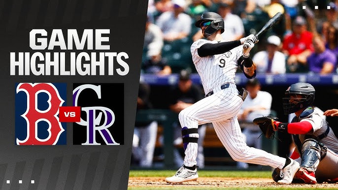 Red Sox vs Rockies Highlights: Where to Watch? Dont Miss the Best Plays!