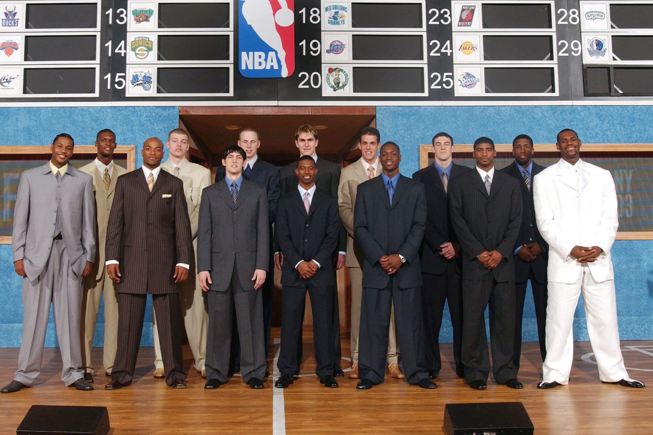 Remember These 2000s NBA Draft Suits? A Look Back at the Styles.