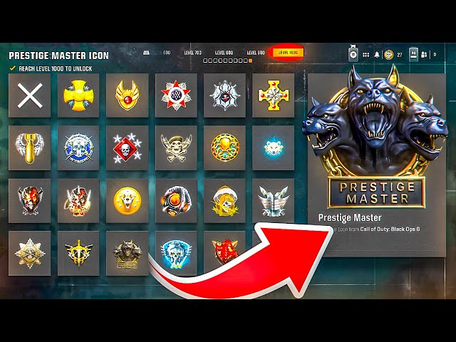 BO6 Prestige Icons Explained: How to Earn Them Quickly (A simple guide to get icons fast)