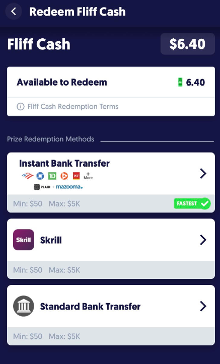 How to cashout on Fliff: Learn all about cashing out, including withdrawal limits