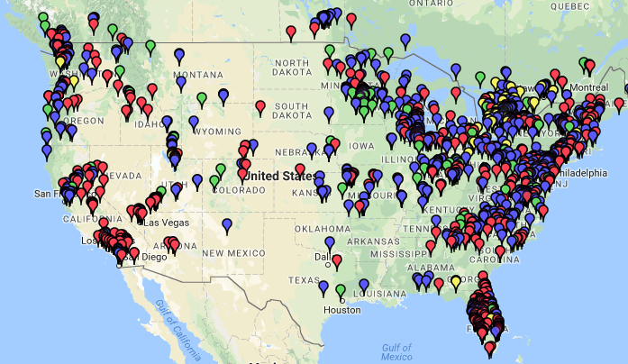 Where to play pioline tennis? Find a place near you!