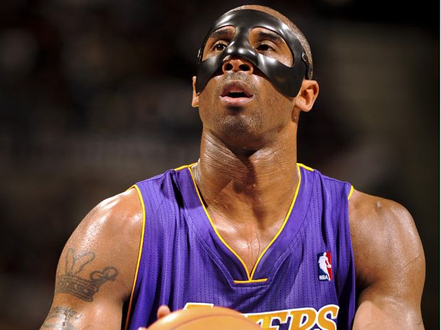 Kobe Bryant with Mask: Why He Wore It and the Games He Played