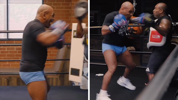 New tyson sparring video: Check out Iron Mikes skills!
