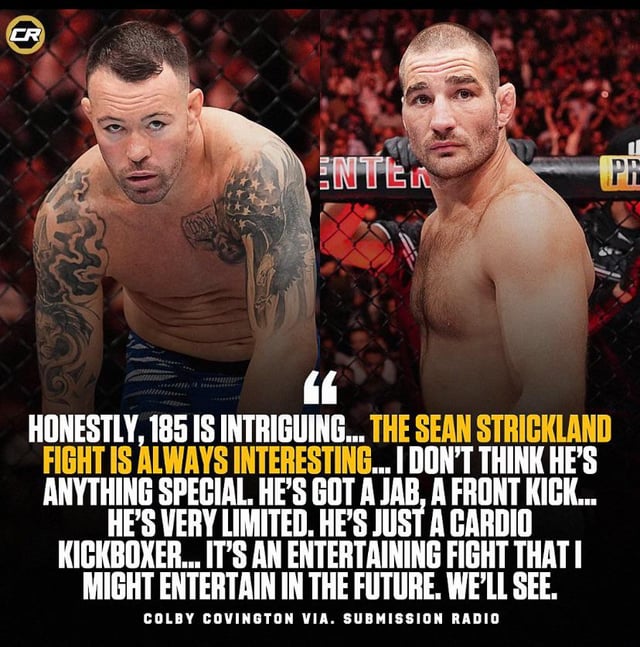 Sean Strickland vs Colby Covington: Here are the Full Details About This Fight