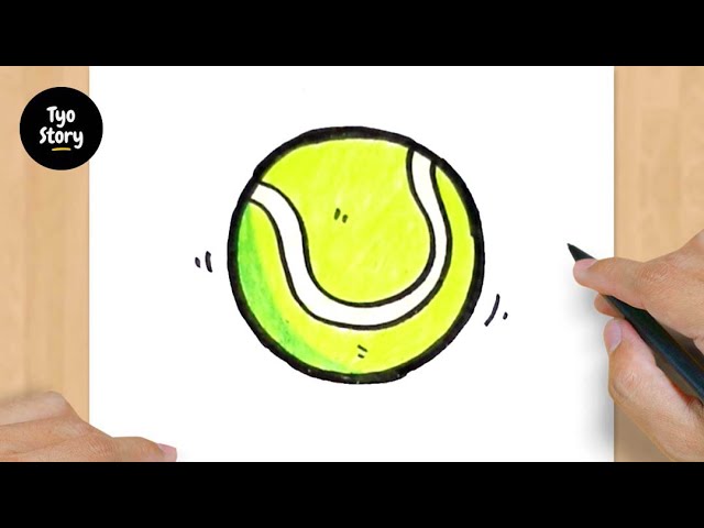 Perfectly Drawing a Tennis Ball, make it easy for everyone.