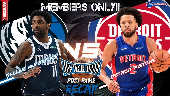 Pistons Hosting Mavericks: Can Detroit Upset Dallas Tonight? (Keys to the Game)