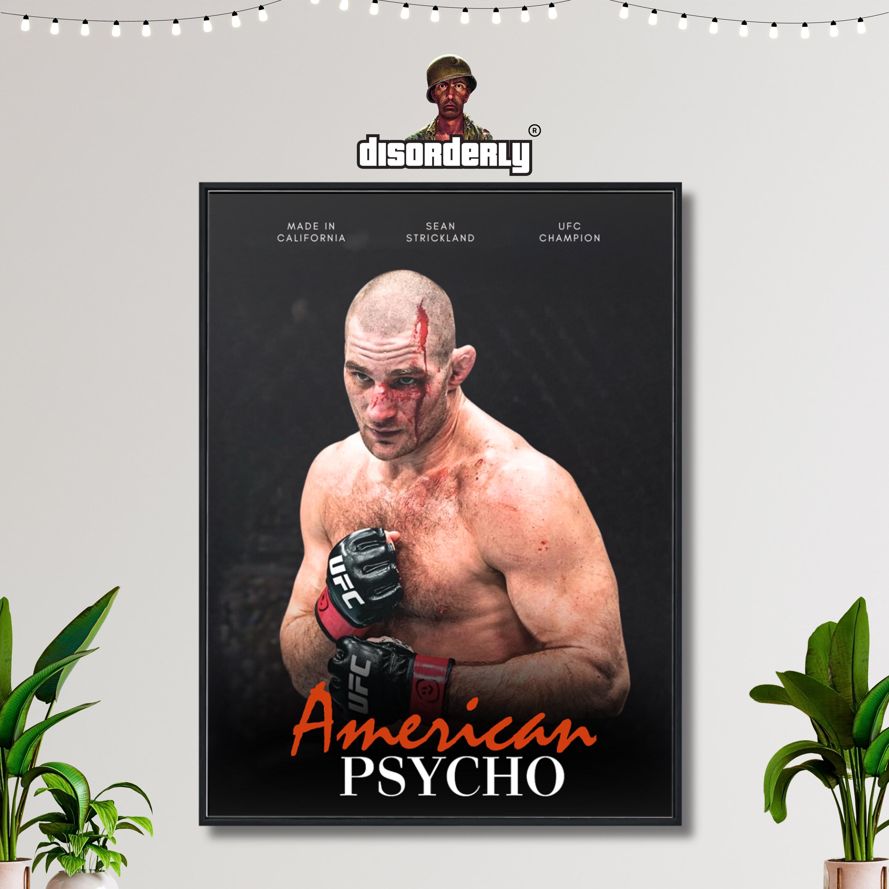 Sean Strickland Poster: Get Your Cool Fight Gear Here Now!