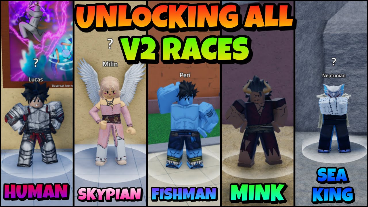 Unlock All Races in King Legacy: Beginners Guide!