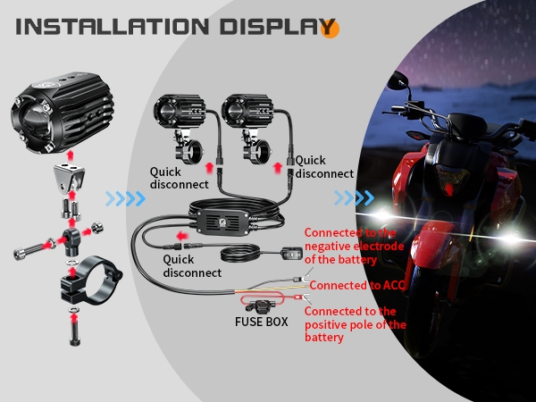 Motorcycle Auxiliary Lights: Top Picks & Easy Installation Guide!