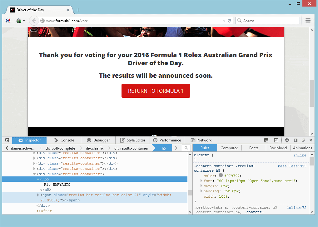 F1.com Vote Overtake: How to Cast Your Vote Easily!