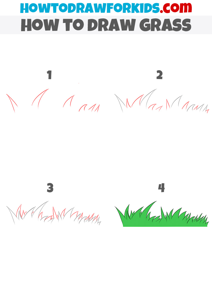 How to Draw Grass: Easy Step-by-Step Tutorial for Beginners (Simple Drawing Guide)