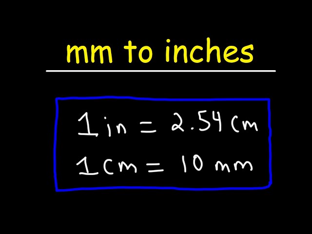 How to Convert 78mm in Inches? Easy Steps for You!