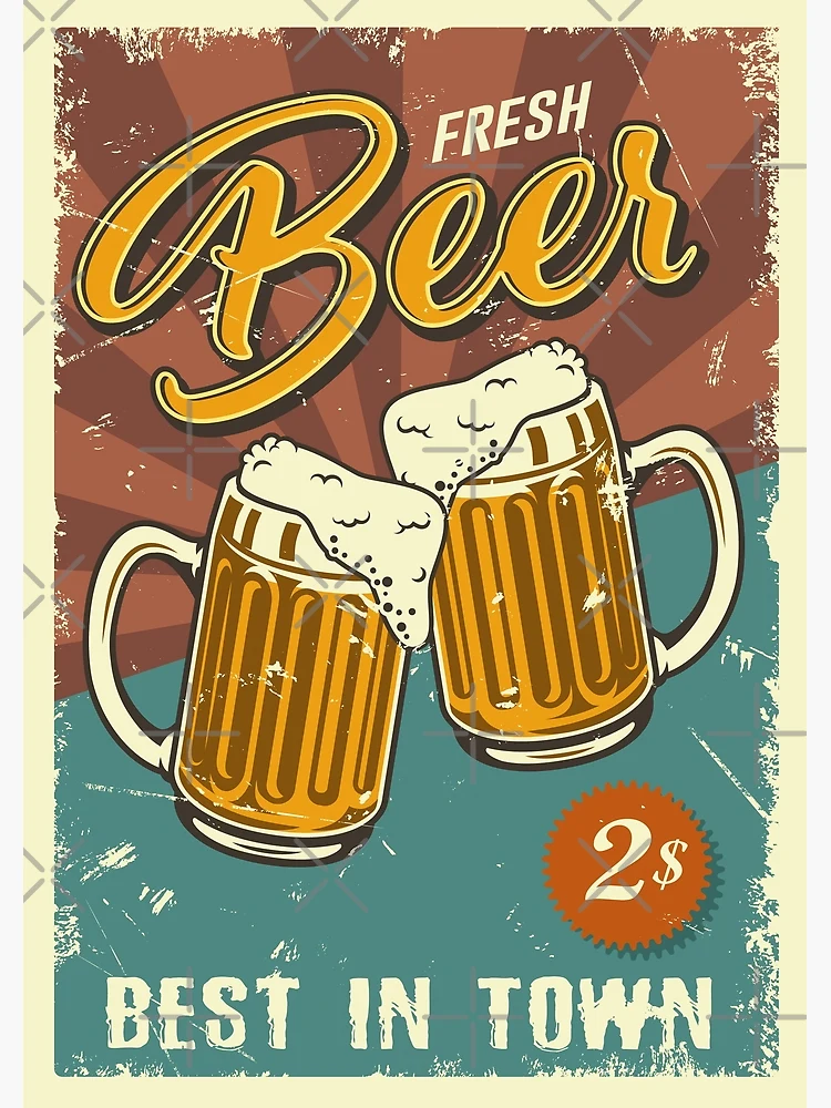 Cool Beer Poster Ideas & Where to Buy (Best Designs)