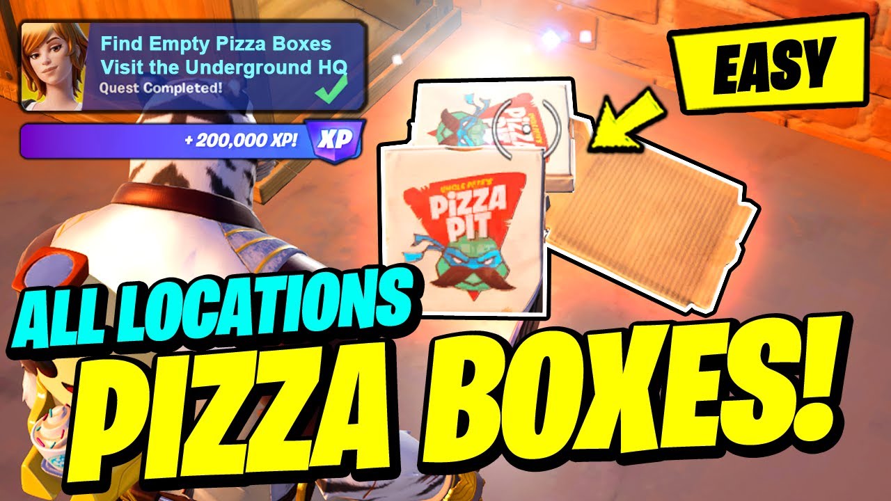 Find Pizza Boxes Fortnite: Simple Guide for All Players Now!