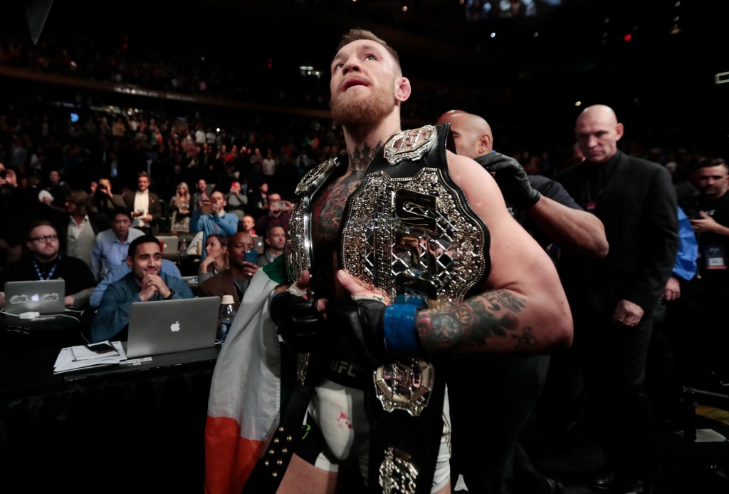 Conor McGregor two belts glory: Remembering the incredible night he made UFC history forever.