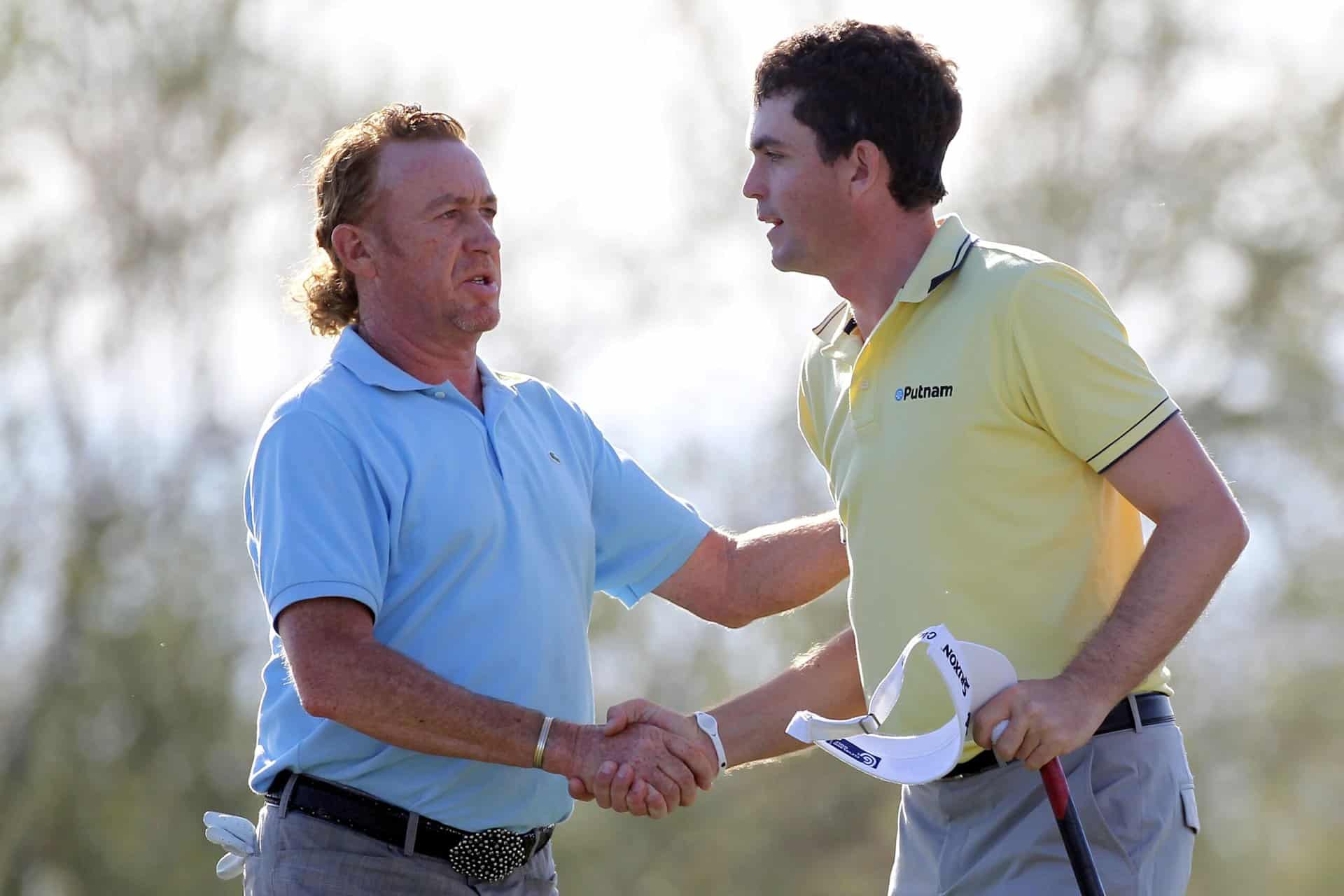 Keegan Bradley and Miguel Jimenez playing head to head: Analyzing their many past matchups and results.