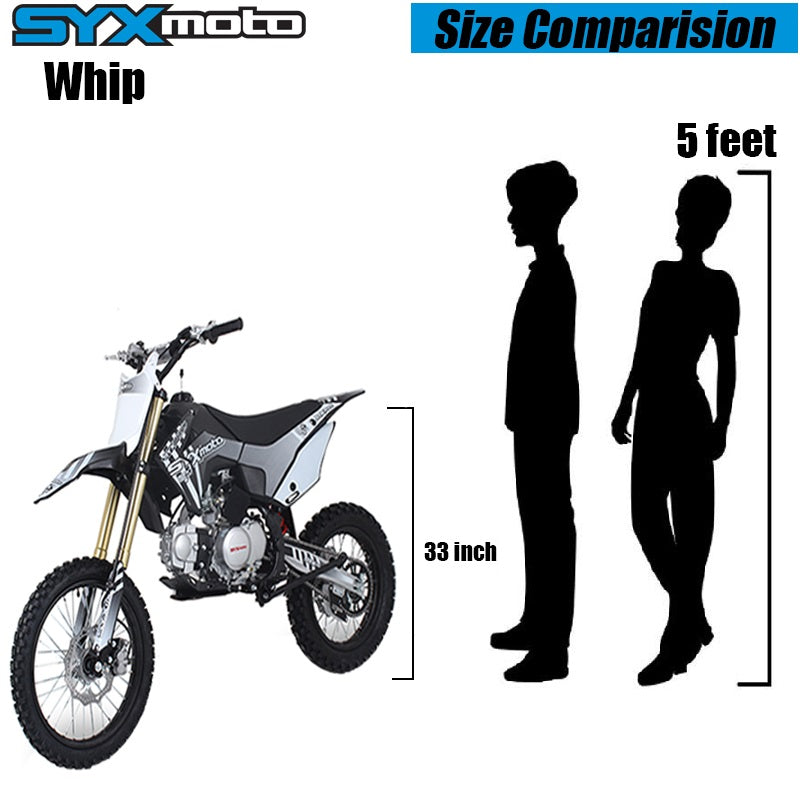 How big is 125cc dirt bike? Lets break down the actual height and weight measurements.