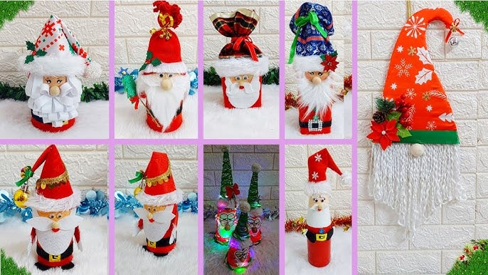 Need ideas on how to make a Santa out of simple materials? (Check out these creative budget friendly options)