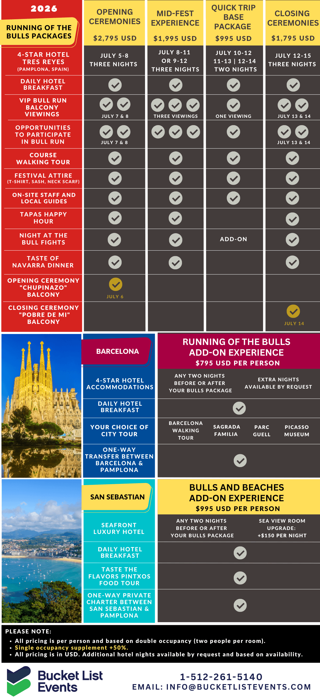 Looking for holiday bulls information? Get all you need for a fantastic getaway experience!