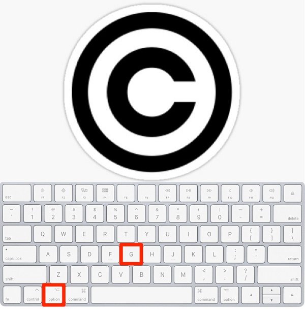 Whats the keyboard shortcut for the copyright symbol osx? Get your answer and type it fast on macOS!