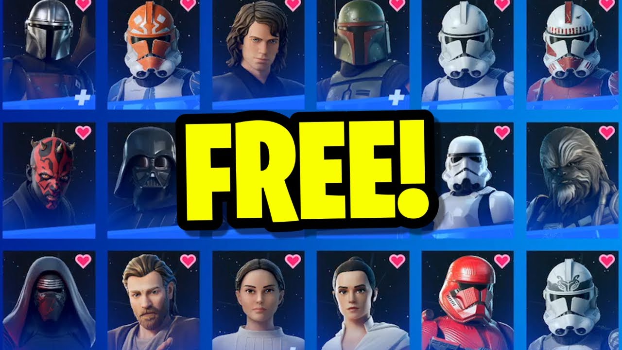 Want to know how to get Star Wars skins in Fortnite? (We show you all the official methods)