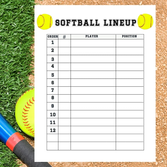 What should be on a softball roster sheet? Include this key player information for every game.