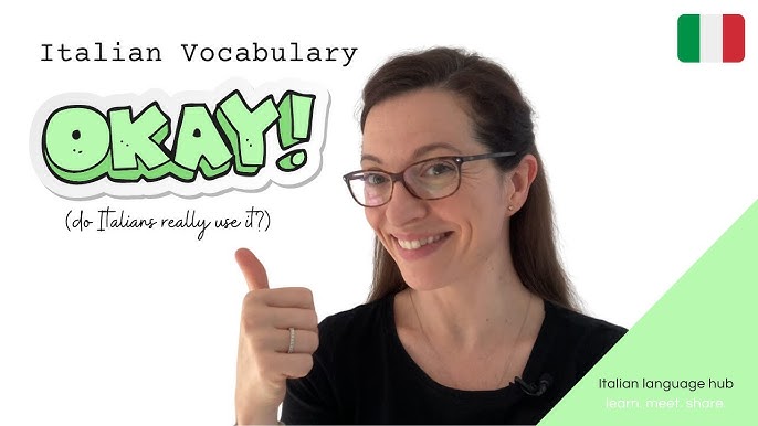 How do you say its ok in italian? Here are some super simple phrases for everyday talks.