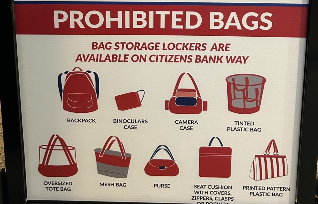 What is the official Phillies clear bag policy? Learn the rules to avoid any stadium entry issues.