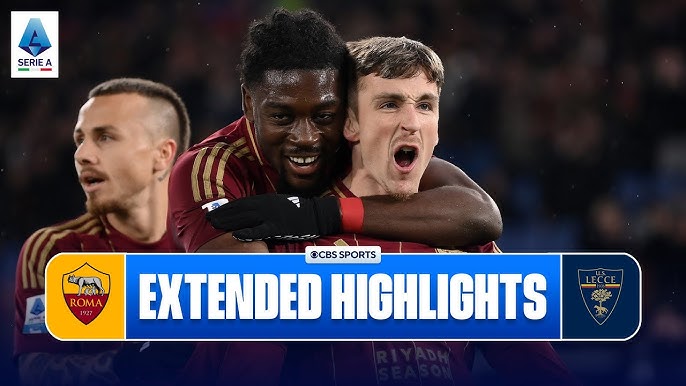 Roma v Lecce: Missed the exciting action? Catch all the goals and full match highlights here.