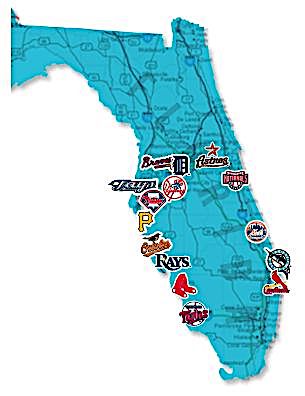 Where is the best map spring training florida? Get all stadium locations and team info here!
