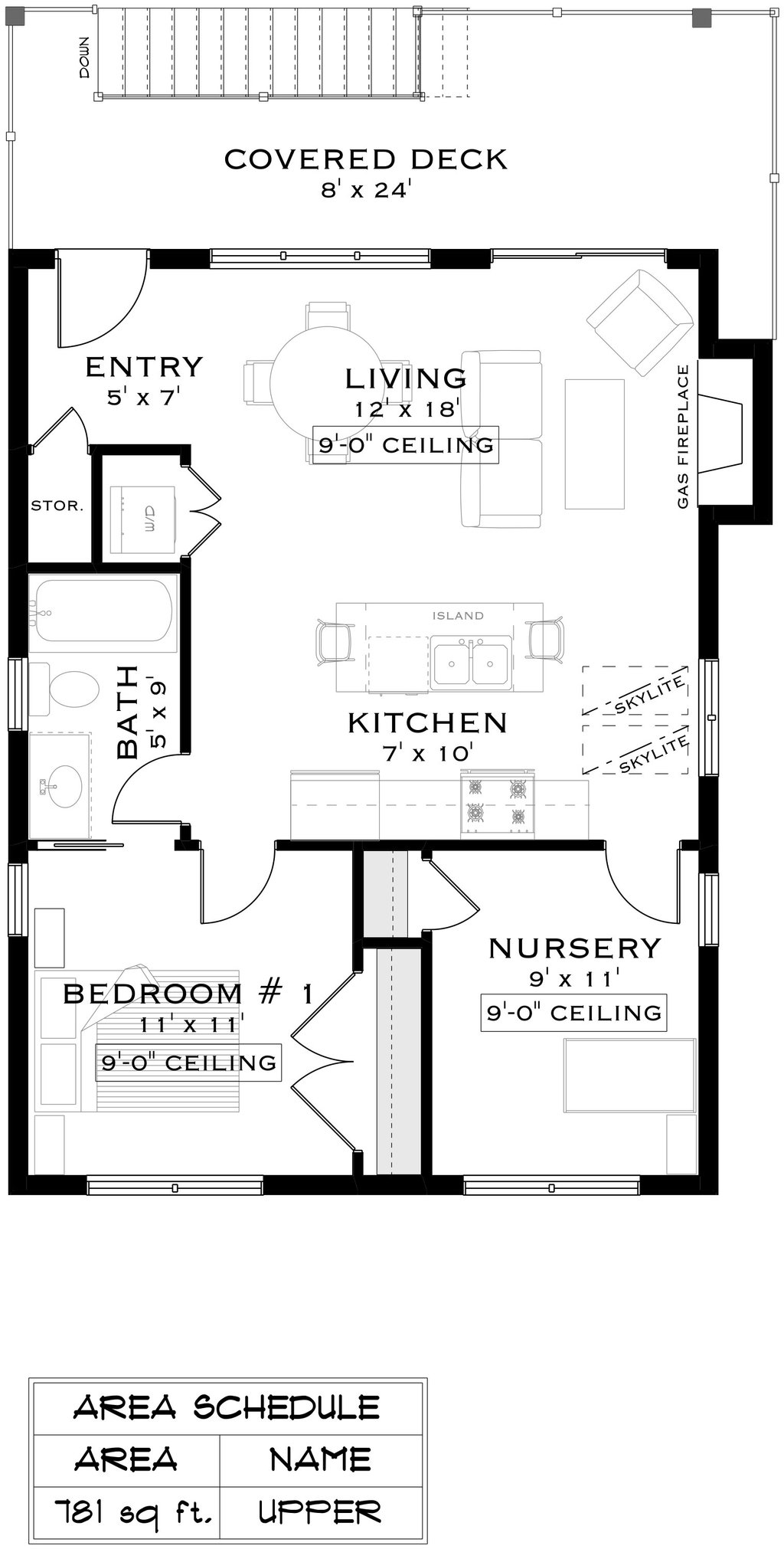 How big is apt 1101? (Find out the square footage and detailed floor plan information)