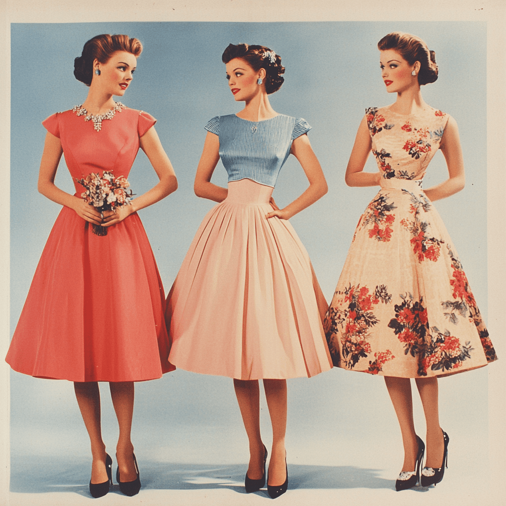 Want to view 1950s dresses images? Browse a huge collection and find your favorite retro styles!