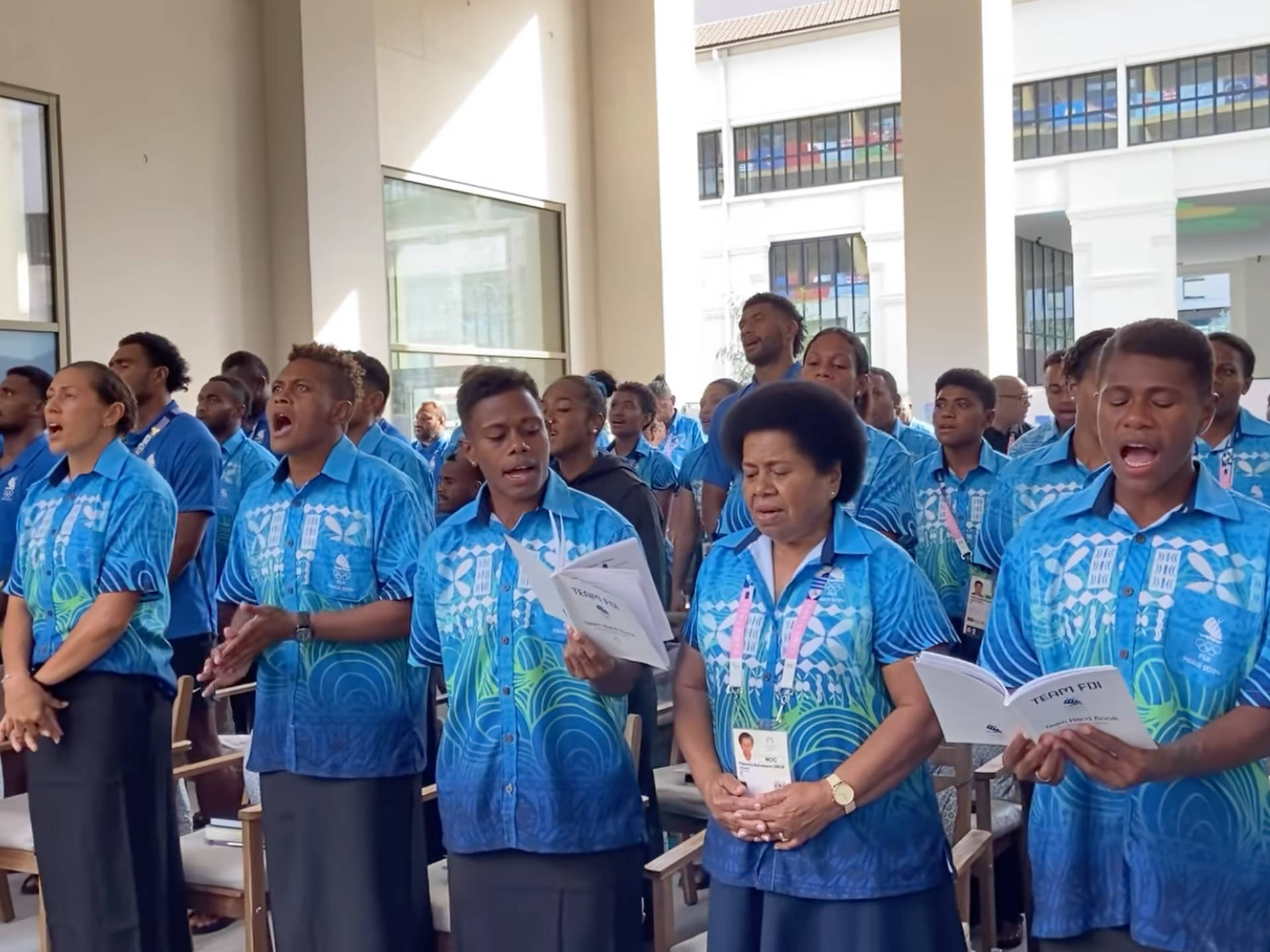 How does the fiji olympic team singing prepare for games? Their songs are key to their spirit.