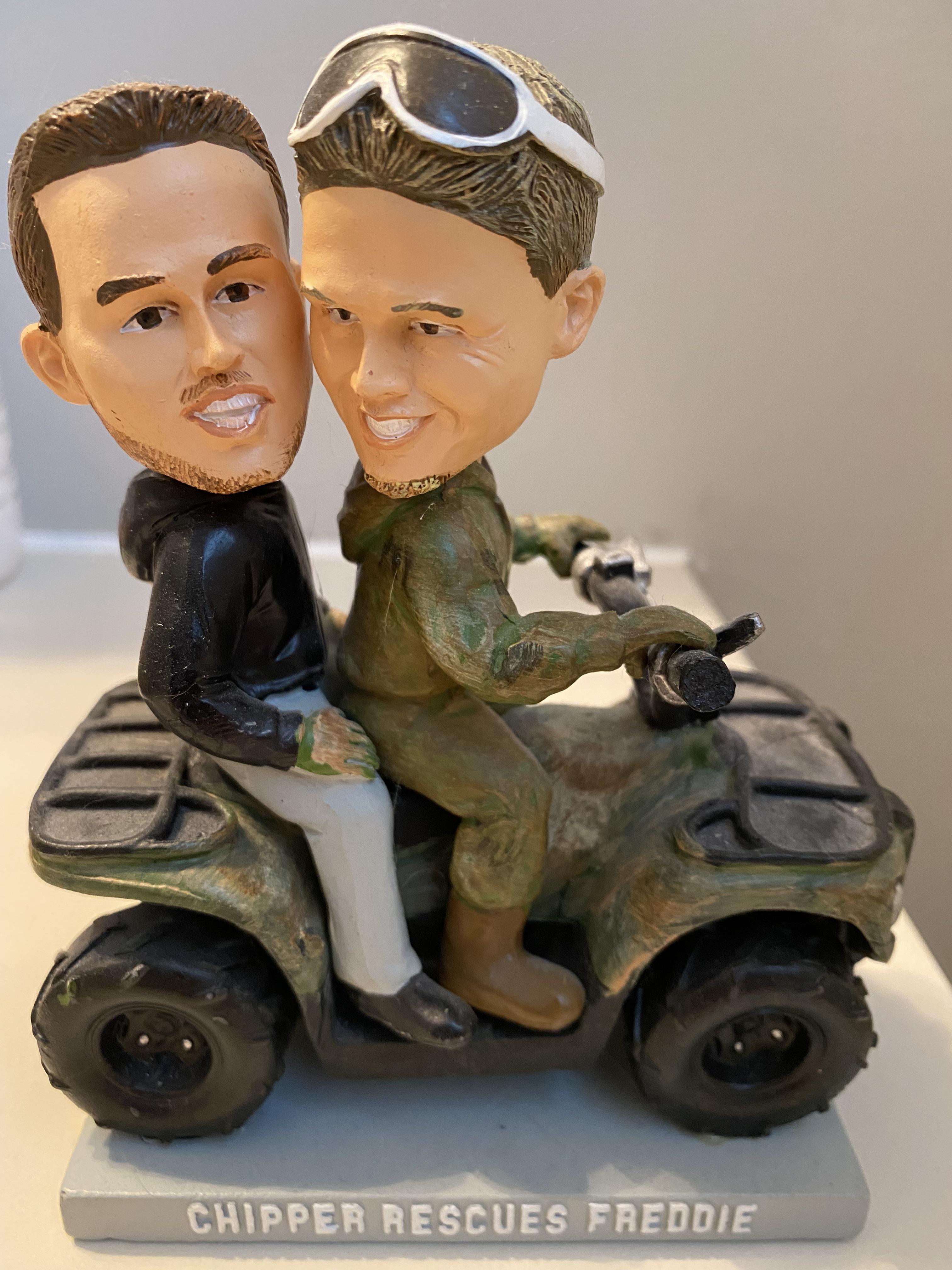 What is the full story of Chipper rescues Freddie bobblehead? Get all the awesome and cool details right here.