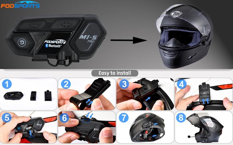 Sticky mount comm system to motorcycle helmet the right way