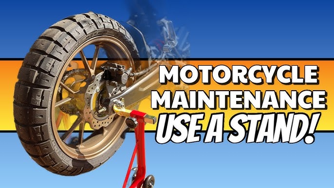 How to use a wheeled motorcycle stand safely and easily? (Follow our 5 simple steps for bike maintenance!)