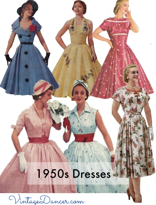 Want to view 1950s dresses images? Browse a huge collection and find your favorite retro styles!