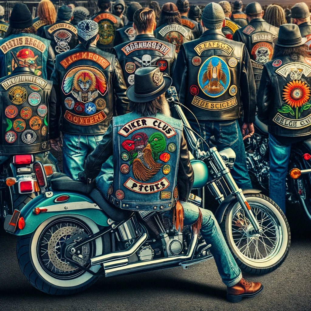 Why do some bikers wear a property of biker vest patch? Exploring the deep culture behind this statement.
