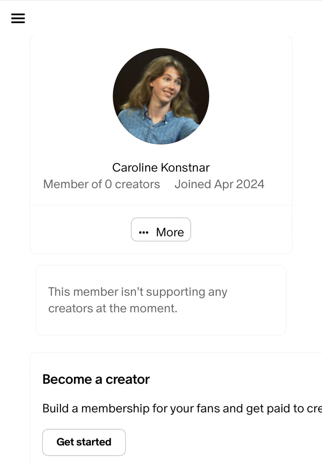 Caroline konstnar patreon secrets find out what members see first