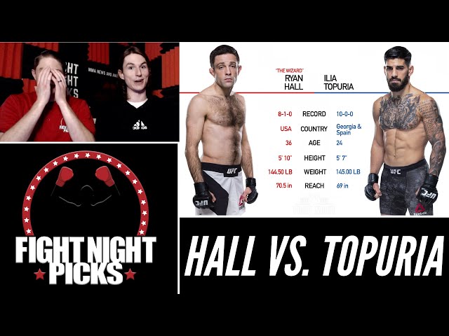 Ryan Hall vs Ilia Topuria Fight Prediction Who Will Win This