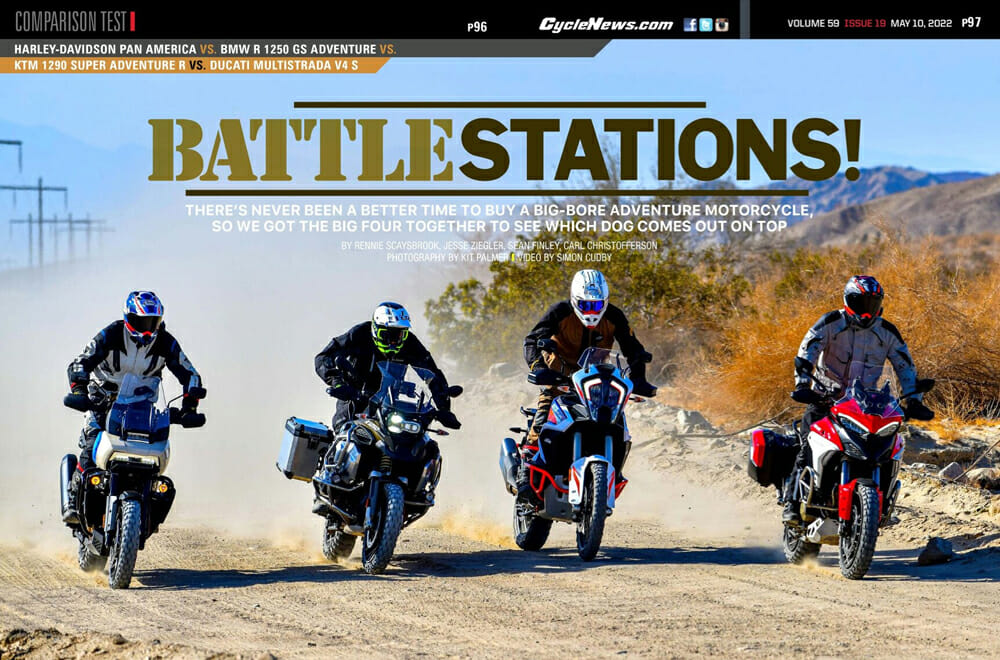 Adventure riding bike comparisons which motorcycles top the trails