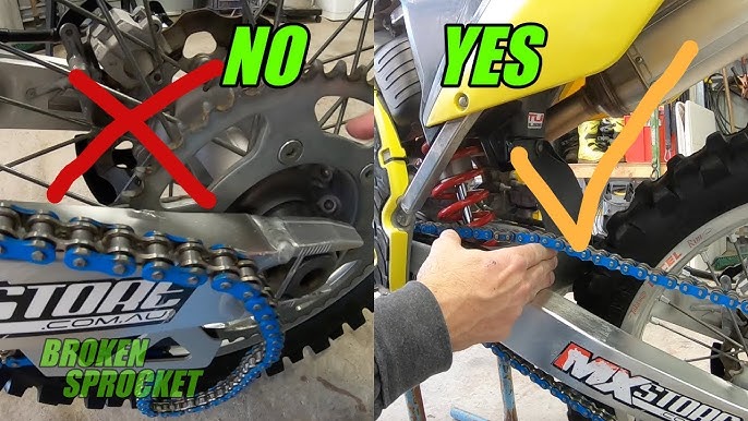 How long does it take to adjust dirt bike chain (quick DIY time saver tips).