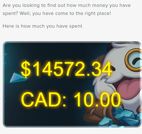 How Much Ive Spent On League? Compare These Apps To Check Your Amount